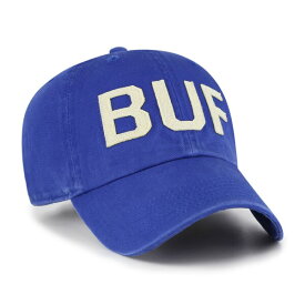 フォーティーセブン レディース 帽子 アクセサリー Buffalo Bills '47 Women's Finley Clean Up Adjustable Hat Royal