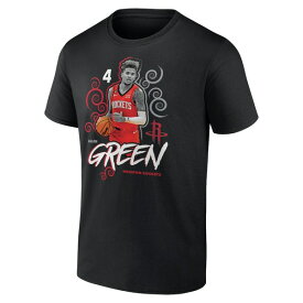 ファナティクス メンズ Tシャツ トップス Jalen Green Houston Rockets Fanatics Branded Player Name & Number Competitor TShirt Black