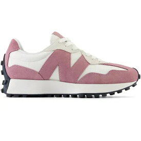 New Balance ニューバランス レディース スニーカー 【New Balance 327】 サイズ US_W_9.5W Pink White Suede (Women's)