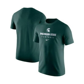 ナイキ レディース Tシャツ トップス Men's Green Michigan State Spartans Team Issue Performance T-shirt Green