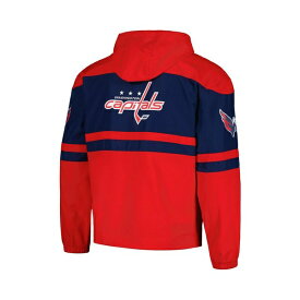 アディダス レディース パーカー・スウェットシャツ アウター Men's Red Washington Capitals Full-Zip Hoodie Red