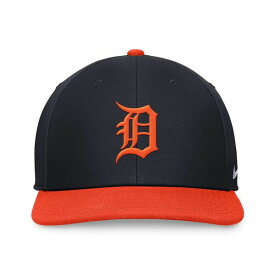 ナイキ レディース 帽子 アクセサリー Men's Navy/Orange Detroit Tigers Evergreen Two-Tone Snapback Hat Ptblu/torn