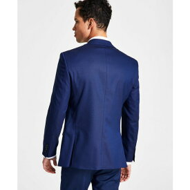 ダナ キャラン ニューヨーク メンズ ジャケット＆ブルゾン アウター Men's Modern-Fit Stretch Suit Jacket Navy Dot