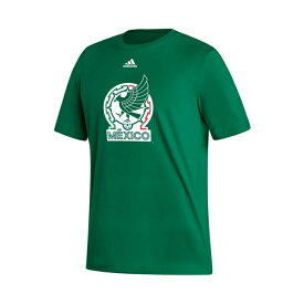 アディダス レディース Tシャツ トップス Men's Kelly Green Mexico National Team Vertical Back T-shirt Kelly Green