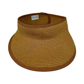 コールハーン レディース 帽子 アクセサリー Packable Straw Visor Hat Farro