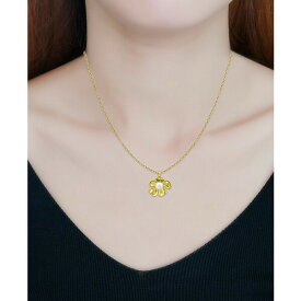 ジャニ ベルニーニ レディース ネックレス・チョーカー・ペンダントトップ アクセサリー Cultured Freshwater Pearl (5mm) Flower Pendant Necklace, 16" + 2" extender, Created for Macy's Gold Over Silver