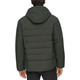 ダナ キャラン ニューヨーク メンズ ジャケット＆ブルゾン アウター Men's Hooded Full-Zip Jacket Olive