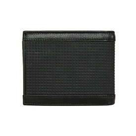 ナウティカ メンズ 財布 アクセサリー Men's Logo Rubber Leather Bifold Wallet Black