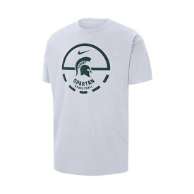 ナイキ レディース Tシャツ トップス Men's White Michigan State Spartans Free Throw Basketball T-shirt White