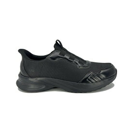 ジャイビーユー メンズ スニーカー シューズ Men's Dash Touch-Less Slip-On Sneakers Black/Black