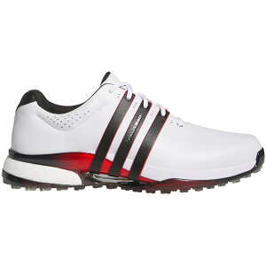 adidas AfB_X Y Xj[J[ yadidas Tour360 25 Spikeless Golf Cloud White Core Black Lucid Redz TCY US_8(26.0cm) Cloud White/Core Black/Lucid Red