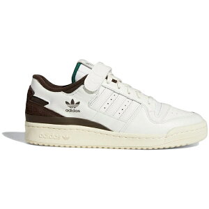 adidas AfB_X Y Xj[J[ yadidas Forum 84 Low Cream White Brownz TCY US_5(23.0cm) Cream White/Collage Green/Metalic Silver