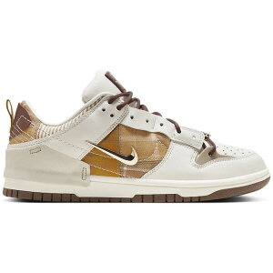 Nike iCL fB[X Xj[J[ yNike Dunk Low Disrupt 2 Cacao Wow Plaid (Women's)z TCY US_9.5(26.5cm) Phantom/Sail White/Cacao Wow/Metallic Gold