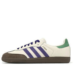 adidas �A�f�B�_�X ���f�B�[�X �X�j�[�J�[ �y(WMNS) adidas Samba OG 'White Purple Green' ID8349�z �T�C�Y US_W_11