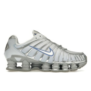 Nike �i�C�L ���f�B�[�X �X�j�[�J�[ �yNike Shox TL Metallic Platinum Blue Tint (Women's)�z �T�C�Y US_7(24.0cm) Metallic Platinum/Polar/Blue Tint/White