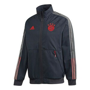 adidas AfB_X Y Xj[J[ yadidas FCB Anthem JKT Bayern Munich Soccer/Football Training Sports Jacket Gray FR3985z TCY US_M_XL