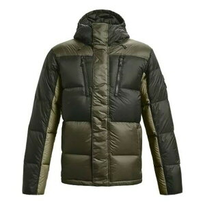 Under Armour A_[A[}[ Y Xj[J[ yUnder Armour ColdGear Infrared Down Blocked Jacket 'Black Olive' 1364895-310z TCY US_M_L
