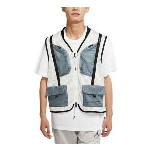 Air Jordan W[_ Y Xj[J[ yAir Jordan 23 Engineered Utility Cargo Vest 'White Blue' DM1387-030z TCY US_M_M