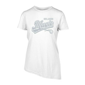 レベルウェア レディース Tシャツ トップス Orlando Magic Levelwear Women's Birch Sweep TShirt White