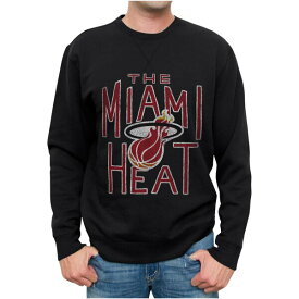 ジャンクフード メンズ パーカー・スウェットシャツ アウター Miami Heat Spring Fleece Sweatshirt Black