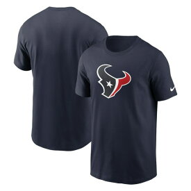ナイキ メンズ Tシャツ トップス Houston Texans Nike Fan Gear Primary Logo TShirt Navy