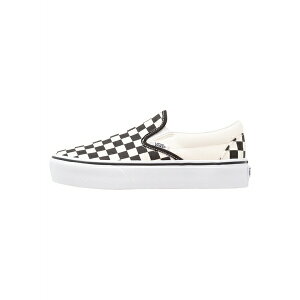 バンズ レディース スリッポン・ローファー シューズ CLASSIC SLIP-ON PLATFORM - Trainers - black/white