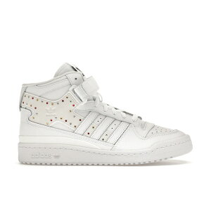 adidas AfB_X fB[X Xj[J[ yadidas Forum Mid Swarovski White Multi Color (Women's)z TCY US_5.5(22.5cm) Cloud White/Cloud White/Core Black