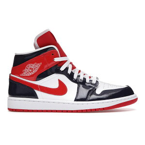 Jordan �W���[�_�� ���f�B�[�X �X�j�[�J�[ �yJordan 1 Mid Champ Colors (Women's)�z �T�C�Y US_8.5(25.5cm) Midnight Navy/University Red