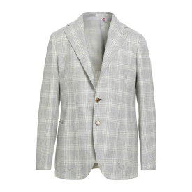 【送料無料】 ルイジ ボレッリ ナポリ メンズ ジャケット＆ブルゾン アウター Blazers Grey