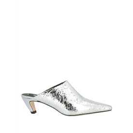 【送料無料】 エムエスジイエム レディース サンダル シューズ Mules & Clogs Silver