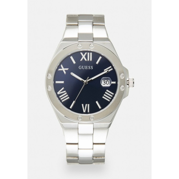 ゲス メンズ 腕時計 アクセサリー Watch - silver-coloured