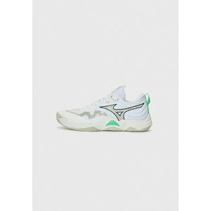 �~�Y�m �����Y �X�j�[�J�[ �V���[�Y WAVE MOMENTUM ELITE - Trainers - white/black/frozen emerald