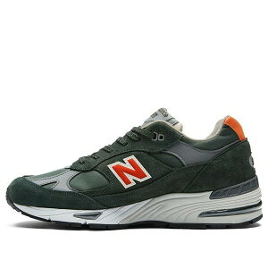New Balance �j���[�o�����X �����Y �X�j�[�J�[ �yNew Balance 991 Made In England 'Forest Green Orange' M991TNF�z �T�C�Y US_10(28.0cm)