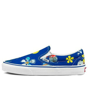Vans �o���Y �����Y �X�j�[�J�[ �yVans SpongeBob SquarePants x Classic Slip-On 'AlohaBob' VN0A33TBYZ1�z �T�C�Y US_9(27.0cm)