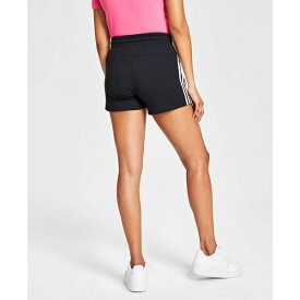 アディダス レディース カジュアルパンツ ボトムス Women's Pacer 3-Stripes Knit Shorts Black/white