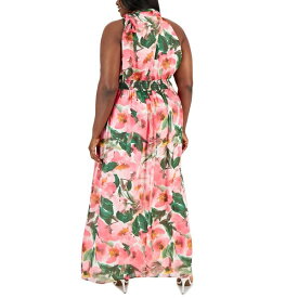アンクライン レディース ワンピース トップス Plus Size Floral-Print Maxi Dress Camelia Multi