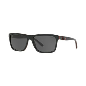 ラルフローレン メンズ サングラス・アイウェア アクセサリー Men's Sunglasses, PH4153 Black