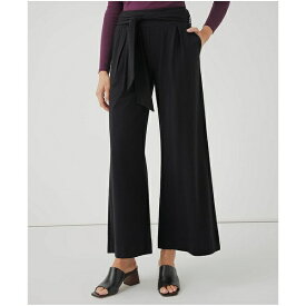 パクト レディース カジュアルパンツ ボトムス Luxe Jersey Volume Pant Made With Organic Cotton Black