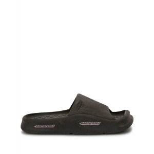 �w���� �v���X�g�� �����Y �T���_�� �V���[�Y Moulded flat slides Black