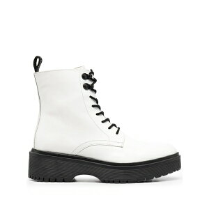 ���[�o�C�X ���f�B�[�X �u�[�c �V���[�Y Bria two-tone platform boots White