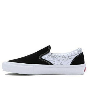 Vans �o���Y �����Y �X�j�[�J�[ �yVans Black Widow Spider Slip-On 'Black White' VN0A5FCABWT�z �T�C�Y US_6(24.0cm)