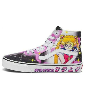 Vans �o���Y �����Y �X�j�[�J�[ �yVans Sailor Moon x SK8-HI 'Pretty Guardian - Black Pink' VN0A7Q5NB9P�z �T�C�Y US_M_4