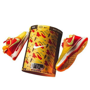 Nike �i�C�L �����Y �X�j�[�J�[ �yNike PG 4 EP Mid-Top Color Matching Yellow/Red CD5082-601(S-BOX)�z �T�C�Y US_7(25.0cm)
