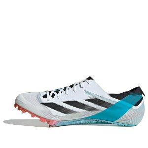 adidas �A�f�B�_�X �����Y �X�j�[�J�[ �yadidas Adizero Finesse Track and Field Shoes 'White Black Blue Pink' IE2770�z �T�C�Y US_8.5(26.5cm)