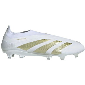 adidas AfB_X Y Xj[J[ yadidas Predator Elite Laceless FG Dayspark Packz TCY US_12(30.0cm) Cloud White/Gold Metallic/Cloud White