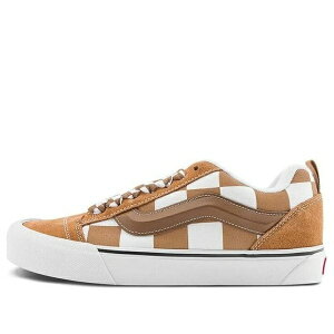 Vans �o���Y �����Y �X�j�[�J�[ �yVans Knu Skool 'Mega Check Brown' VN000CRPBRO�z �T�C�Y US_6.5(24.5cm)