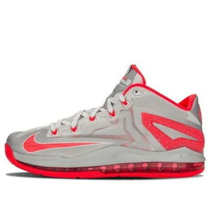 Nike �i�C�L �����Y �X�j�[�J�[ �yNike LeBron 11 Low 'Base Grey Laser Crimson' 642849-001�z �T�C�Y US_9.5(27.5cm)