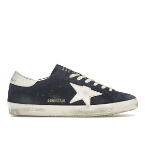 Golden Goose S[fO[X Y Xj[J[ yGolden Goose Super-Star Navy Suede Whitez TCY US_6(24.0cm) Navy Blue/White