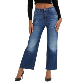 ゲス レディース デニムパンツ ボトムス Women's High-Rise Wide-Leg Ankle Jeans FEEL FREE