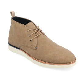 ヴァンセ カンパニー メンズ ブーツ シューズ Men's Jimmy Plain Toe Chukka Boots Taupe